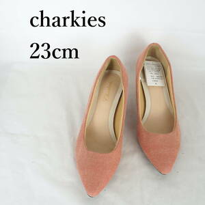 MK2838*charkies*チャーキーズ*レディースパンプス*23cm*朱赤系