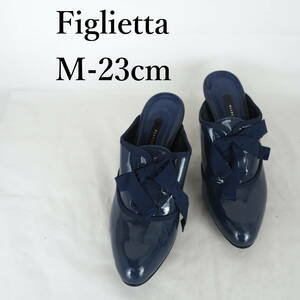 MK2857*Figlietta*filieta* женский шлепанцы *M-23cm* темно-синий 