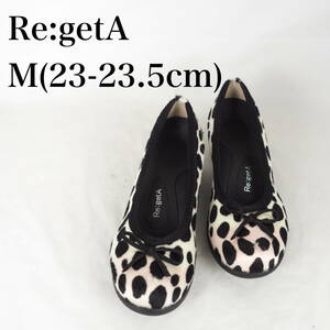 MK3112*Re:getA*リゲッタ*レディースパンプス*M（23-23.5cm）*ダルメシアン柄