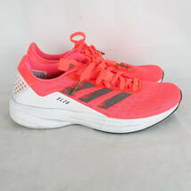 MK3200*adidas*アディダス*レディーススニーカー*US5-22cm*蛍光朱色*_画像5