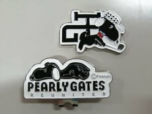 PEARLY GATES パーリーゲイツ スヌーピー ゴルフマーカー