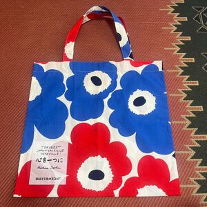 未使用　チャリティ　限定　マリメッコ　 トートバッグ エコバッグ ウニッコ　東北 marimekko トート　レア　廃盤