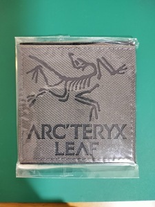Arc’teryx leaf　アークテリクス　リーフ　ベルクロ　パッチ　gray-black