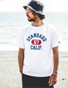 白M Champion × STANDARD CALIFORNIA スタンダードカリフォルニア T1011 ヘヴィーウェイト Tシャツ 91