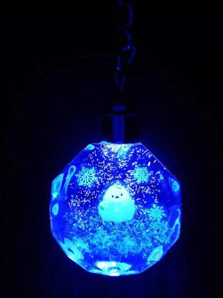 未使用 ライト レジン キーホルダー シマエナガ