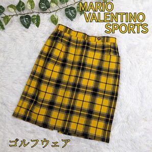 MARIO VALENTINO SPORTS ゴルフタータンチェックスカート