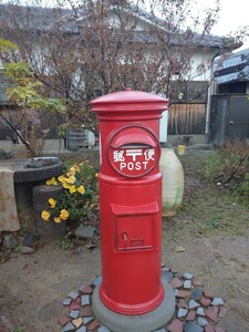 　郵便ポスト　鍵付属　綺麗です　郵便ポスト本物　本物昭和レトロポスト　 自宅まで指定業者が、お運びいたします。