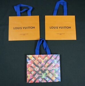 【送料込】ルイヴィトン LOUIS VUITTON ショップ袋 ショッパー袋 3枚