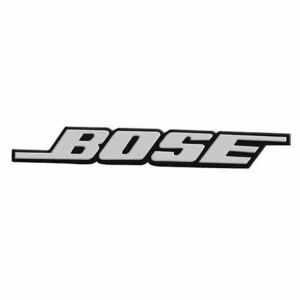 BOSE ボーズ スピーカー エンブレム 4個セット 両面テープ止め アルミ製 線状 ダイヤカット 仕上 ブラガ