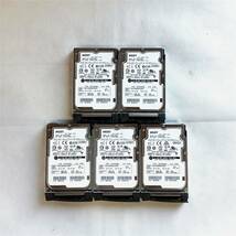 S5110164 HGST 600GB SAS 15K 2.5インチ HDD 5点【中古動作品】_画像1