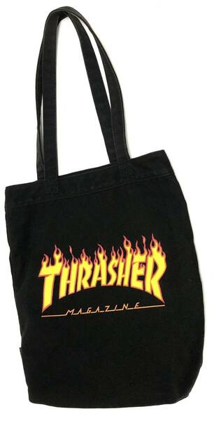 THRASHER スラッシャー トートバッグ 2311225 キャンバス生地　ANTI-HERO ブラック　黒