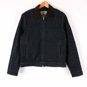 リーバイス デニムジャケット ブルゾン ジージャン コットン100% アウター メンズ Sサイズ ネイビー Levi's