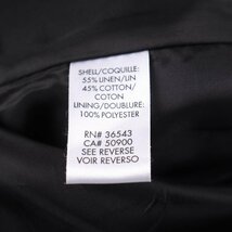 カルバンクライン テーラードジャケット リネン混 アウター レディース 2サイズ グレー Calvin klein_画像6