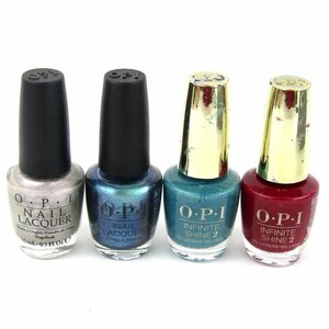 オーピーアイ ネイルラッカー インフィニットシャイン2他 4点セット まとめて コスメ マニキュア 難有 レディース OPI