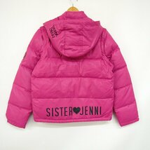 シスタージェニィ ダウンジャケット ファー付き ジャンパー アウター キッズ 女の子用 160サイズ ピンク SISTER JENNI_画像2