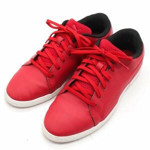  Puma Ferrari sneakers 305918 02 low cut shoes brand shoes men's 24.5cm size red PUMA