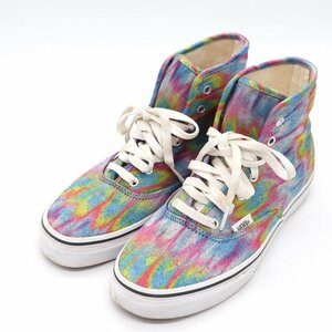 バンズ スニーカー ハイカット シューズ 靴 23.5cm相当 メンズ レディース 7サイズ マルチカラー VANS