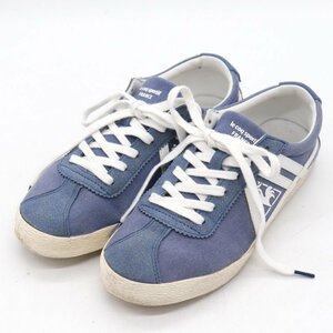 ルコックスポルティフ スニーカー パピヨン QL1PJC31BL キャンバス ローカット シューズ 靴 メンズ 23cmサイズ ブルー le coq sportif