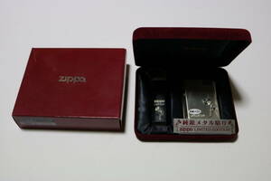ZIPPO ジッポー リミテッドエディション 純銀メタル貼り 未使用品