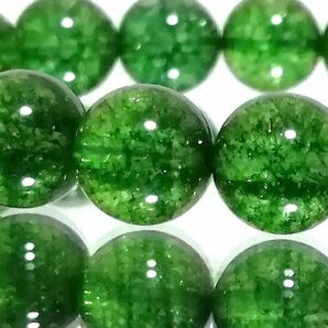【強力開運石◆輝きのヒーリングブレスレット】◆最高級 開運緑爆裂水晶