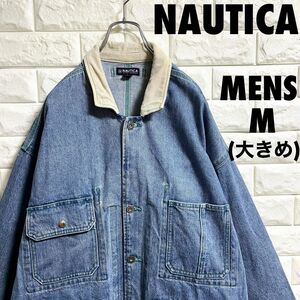 NAUTICA ノーティカ　デニムカバーオール　メンズMサイズ