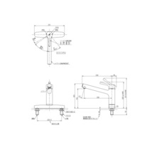 [在庫あり] TOTO キッチン用水栓金具 TKS05310J GGシリーズ 台付シングル混合水栓 一般地・寒冷地共用 ※TKGG33E取換推奨品 ☆2_画像4