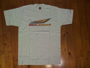 ☆難有・未使用☆横浜タイヤ☆ジオランダー☆GEOLANDAR ☆プリントTシャツ クルーネック 半袖Tシャツ フルーツボブザルーム製L グレー 灰色