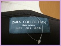 ★ZARA/ザラ・メタルが素敵なノースリーブトップスＬ★茶_画像1