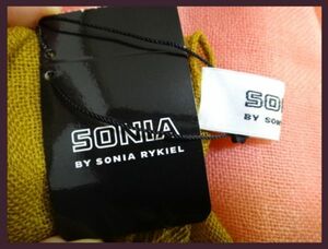 ☆SONIA BYソニアリキエル・３色マフラーストール・ピン付☆少難