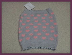 * Tsumori Chisato * flower cat dot warm micro stretch . volume * gray 