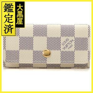 LOUIS VUITTON　ルイヴィトン　ミュルティクレ4　ダミエ・アズール　N60386　2009年頃製造　参考定価￥30,800-【433】