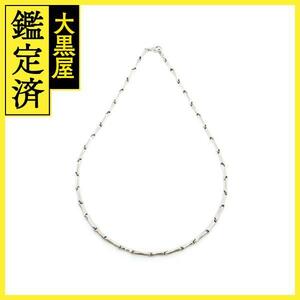 CHIMENTO　キメント　デザインネックレス　チェーンネックレス　WG　ホワイトゴールド　12.4g　約45cm【200】