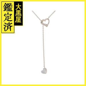 JEWELRY　ジュエリー　ネックレス　K18ホワイトゴールド　ダイヤモンド　0.02　3.7g　2141200378808【472】H