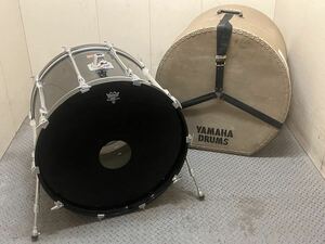 s220◇z YAMAHA ヤマハ BD-924RD / REMO POWERSTROKE 3 BASS バスドラム バスドラ ドラム 楽器 ケース付き 中古品