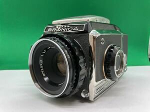 米a◇ ZENZA BRONICA ゼンザブロニカ S2 CB119463 NIKKOR-P 1:2.8 f=75mm フィルムカメラ 中判カメラ 中古品