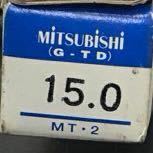 r+#z74 MITSUBISHI KOBE TiN-TAPER-DRILL 15.0mm Co-HSS Y7 GTDD1500M2 _画像2