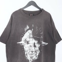 SAINT MICHAEL SS TEE GO TO HELL XLサイズ BLACK SM-S22-0000-020 セントマイケル Tシャツ 半袖カットソー ブラック_画像3