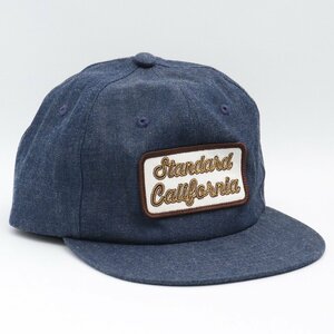 STANDARD CALIFORNIA デニム6パネルキャップ インディゴ スタンダードカリフォルニア 帽子 denim cap