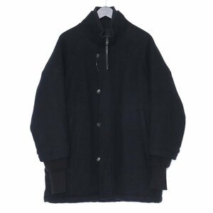 DEVOA 22AW L7 coat wool milling コート サイズ3 ブラック JKI-WSM デヴォア