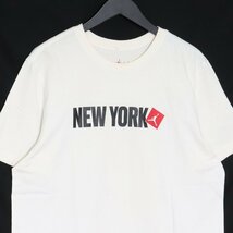 JORDAN BRAND New York City S/S Tee 半袖プリントTシャツ サイズL ホワイト DD8039-100 ジョーダンブランド カットソー_画像3