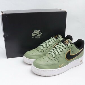 27.5cm NIKE AIR FORCE1 LOW DOUBLE SWOOSHES オリーブ DA8481- 300 ナイキ エアフォース1 ロー スニーカー