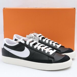 Неиспользованный 27 см Nike Blazer Low 77 Vintage Sneakers Black DA6364-001 Nike Brother Vintage