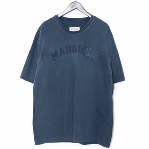 MAISON MARGIELA 23SS オーバーサイズオーバーダイロゴTシャツ Sサイズ ネイビー S50GC0685-S23883 メゾンマルジェラ 半袖カットソー