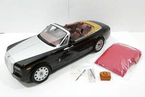 6177T/京商 1/12 ロールス・ロイス ファントム ドロップヘッド クーペ　ブラック ROLLS ROYCE Phantom Drop Head Coupe/ミニカー