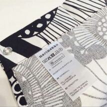 《マリメッコmarimekko／新品》PIENI SIIRTOLAPUUTARHA ESILIINA／APRON エプロン レディース／067798 190／ホワイト/ブラック／MR004109_画像5