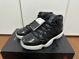 28cm US10 NIKE AIR JORDAN 11 RETRO 72-10 スリー クォーター BLACK GYM RED WHITE CONCORD コンコルド エア ジョーダン