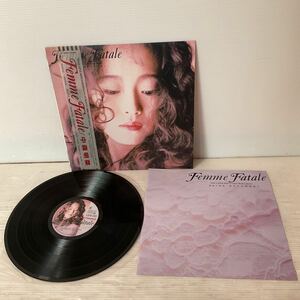 LPレコード 帯付 Femme Fatale 中森明菜 L-12653