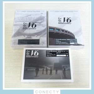 【良品】V6 Blu-ray 3点セット For the 25th anniversary 初回限定盤A/B/通常盤 初回スリーブ仕様★レプリカチケット付き【K1【S1