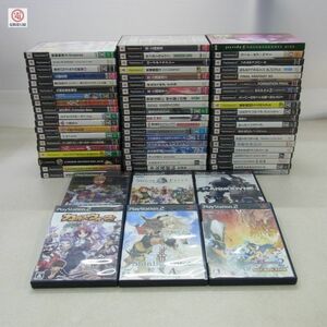 PS2 プレステ2 ソフト まとめて35本 大量セット カオスウォーズ/シャイニング・フォ−ス ネオ/シャイニング・フォース イクサ 等 箱付【20