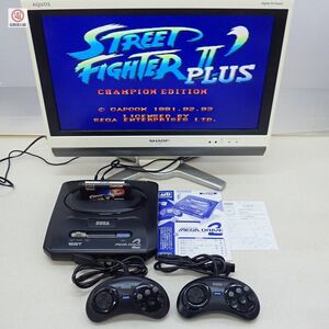 MD2 メガドライブ2 HAA-2502 本体 MEGA DRIVE 2 セガ SEGA 取説ハガキ付 動作確認済【20